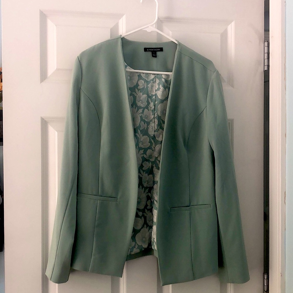 41 Hawthorn sage green blazer